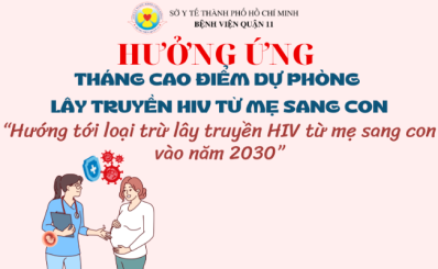 Hưởng ứng tháng cao điểm dự phòng lây truyền HIV từ mẹ sang con “Hướng tới loại trừ lây truyền HIV từ mẹ sang con vào năm 2030”